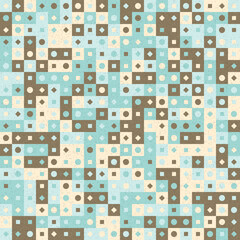Abstract Geometric Pattern generative computational art illustration