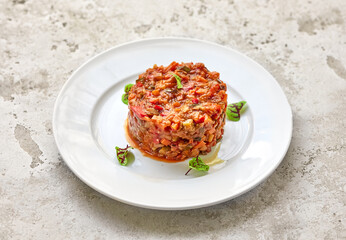 portion of ratatouille