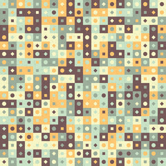 Abstract Geometric Pattern generative computational art illustration