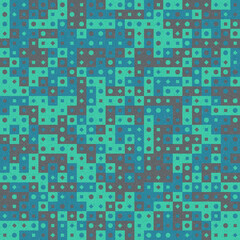 Abstract Geometric Pattern generative computational art illustration