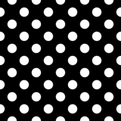 Large size dots. White  vector dots.