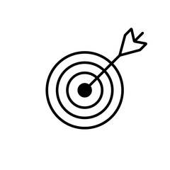 Target Icon Design Vector Template