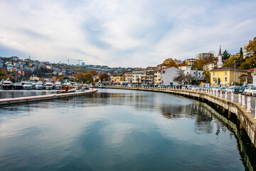 Istinye harbour view in Istanbul