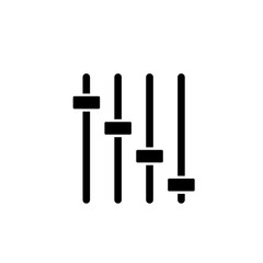 Volume Controller Equalizer Icon Vector Design Template Illustration