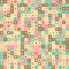 Abstract Geometric Pattern generative computational art illustration