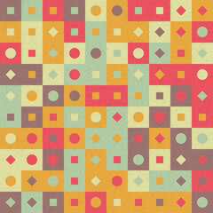 Abstract Geometric Pattern generative computational art illustration