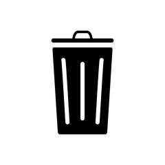 Trash Can Icon Design Vector Template Illustration