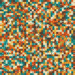 Abstract Geometric Pattern generative computational art illustration