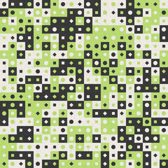 Abstract Geometric Pattern generative computational art illustration