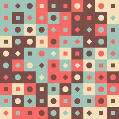 Abstract Geometric Pattern generative computational art illustration