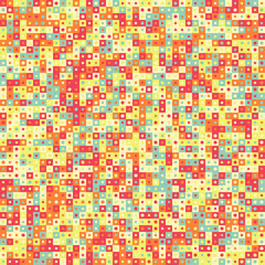 Fototapeta premium Abstract Geometric Pattern generative computational art illustration