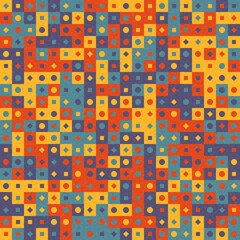 Abstract Geometric Pattern generative computational art illustration