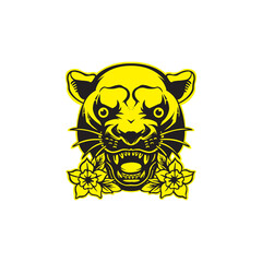 Puma Line Art | Animal Illustrations | World Wildlife Day