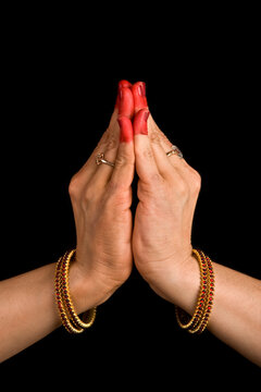 Kapota hasta of indian dance Bharata Natyam