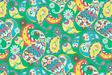 Paisley pattern background