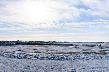 Winter am Strand von Norddeich