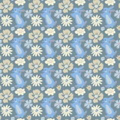pattern with rabbit