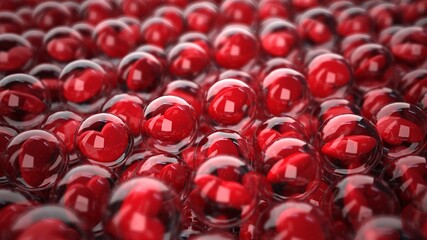 Hearts Likes Glass Spheres