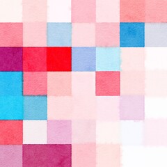 colorful abstract mosaic with a rough texture background. Sweet color square pattern background. Picture for creative wallpaper or design art work. Backdrop have copy space for text.