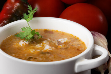 Kharcho soup - Georgian cuisine 