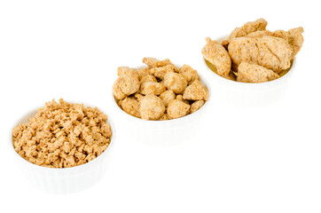 Soy products - an analogue of meat for vegetarian food.