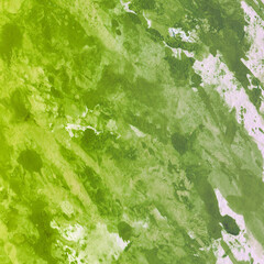 Colorful ink and watercolor texture on white paper background. Gradient paint strokes and decalcomania effect. Hand-painted gouache abstract image. Mess on the canvas.