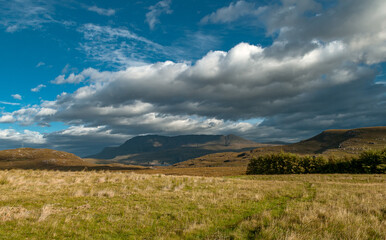 landscape with mountains