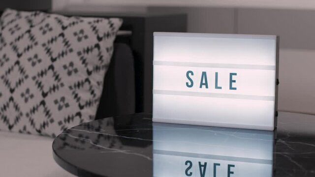 Sale Sign Letter Box Light Box 