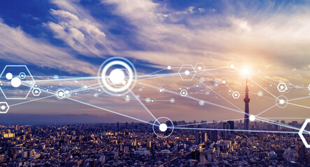 都市とネットワーク　スマートシティー　IoT
