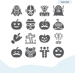 Simple set of dire related filled icons.