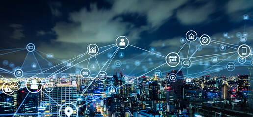都市とネットワーク　スマートシティー　IoT