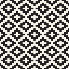 Fototapeta premium Vector seamless pattern. Ethnic stylish abstract texture. Repeating geometric tiles from striped elements