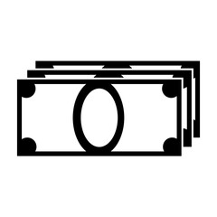 Dollar icon. Money sign isolated, Vector illustration.