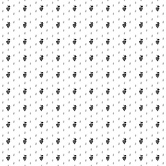 Square seamless background pattern from geometric shapes are different sizes and opacity. The pattern is evenly filled with black grapes symbols. Vector illustration on white background