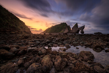 Atuh Beach Nusa Penida Bali Sunrise