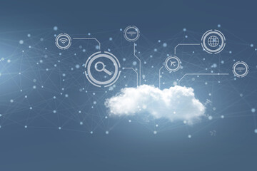 Digital Abstract technology background,2d illustration