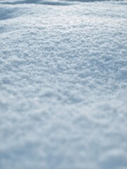 Obraz premium Textured white snow surface on a cold winter's day.