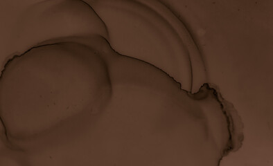 Abstract Chocolate Texture. Brown Coffee Wallpaper. Black Dessert Surface. Watercolour Choco Stains. Paint Chocolate Texture. Dark Creamy Wallpaper. Black Cake Surface. Liquid Chocolate Texture.