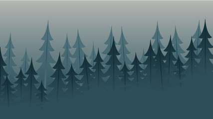 background with forest