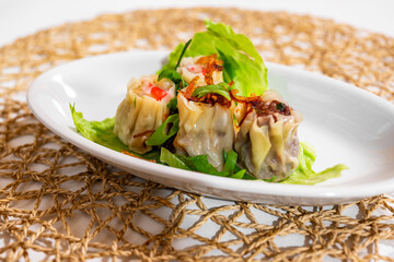 Spicy asian dumplings 