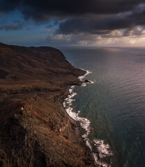 Fototapeta na wymiar View Faro de La Entallada Lighthouse – Fuerteventura, Canary Islands, Spain