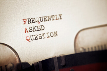 Frequently asked question
