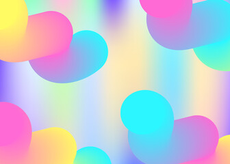 Fluid background with liquid dynamic elements and shapes.