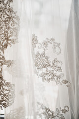 Wedding dress lace details