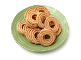 Cookies on a white background