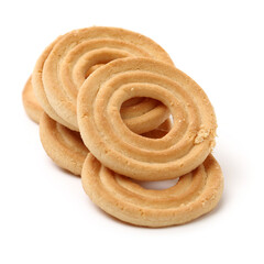 Cookies on a white background