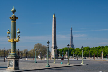 France, Paris, Place de la Concorde is one of the major public squares in Paris, France - 412171566