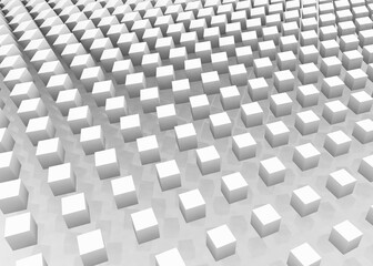 3D pattern made of white geometric shapes, creative background or wallpaper surface made of light and shadow. Futuristic decorative abstract texture design, simple graphic elements
