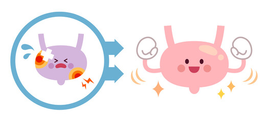 不健康な膀胱から健康な膀胱になるビフォーアフター