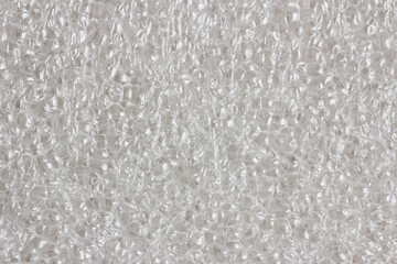 White foam rubber background macro.